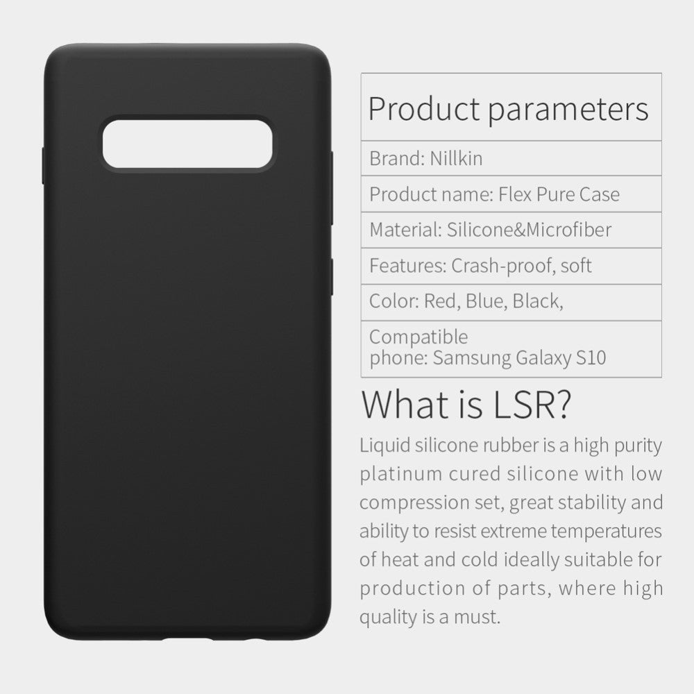 Husă Samsung Galaxy S10, silicon, negru