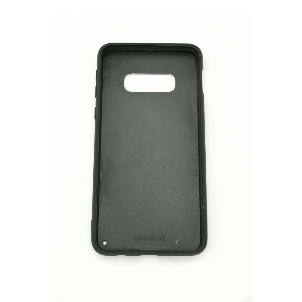 Husă Samsung Galaxy S10e, cu spate din sticlă în degrade, albastru