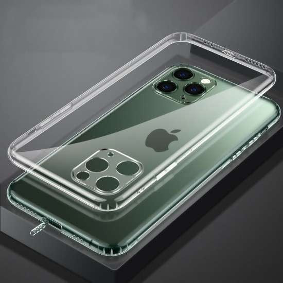 Husă Samsung Galaxy S20, cu protecție porturi, transparent