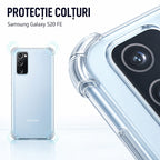 Husă Samsung Galaxy S20 FE, antișoc, transparent