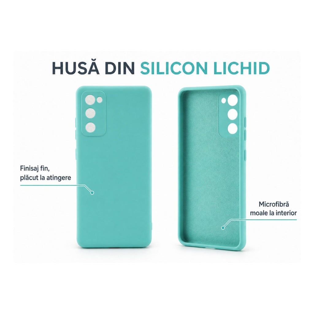 Husă Samsung Galaxy S20 FE, silicon, albastru deschis
