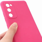 Husă Samsung Galaxy S20 FE, silicon, roz metalizat