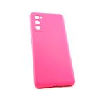 Husă Samsung Galaxy S20 FE, silicon, roz metalizat