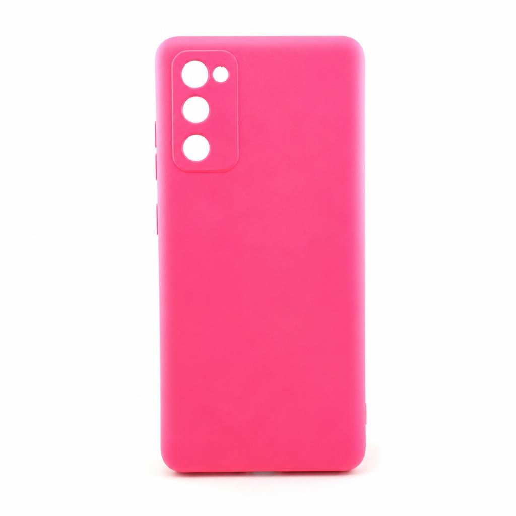 Husă Samsung Galaxy S20 FE, silicon, roz metalizat