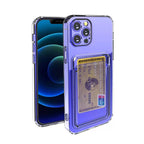 Husă Samsung Galaxy S20 Plus, cu buzunar pentru card, transparent