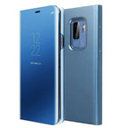 Husă Samsung Galaxy S20 Plus, tip carte cu oglindă, albastru
