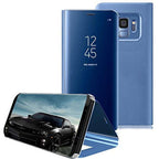 Husă Samsung Galaxy S20, tip carte cu oglindă, albastru