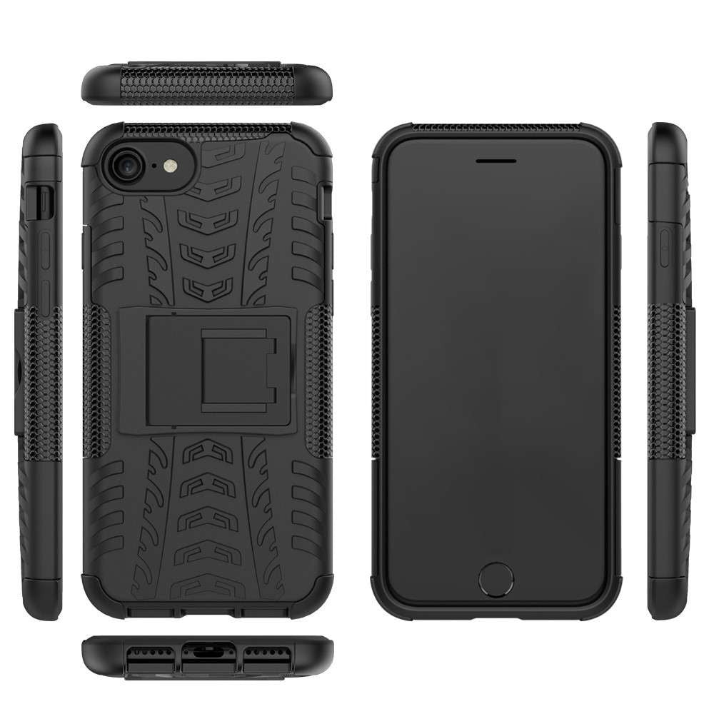Husă Samsung Galaxy S20, ultra-rezistentă cu suport, negru