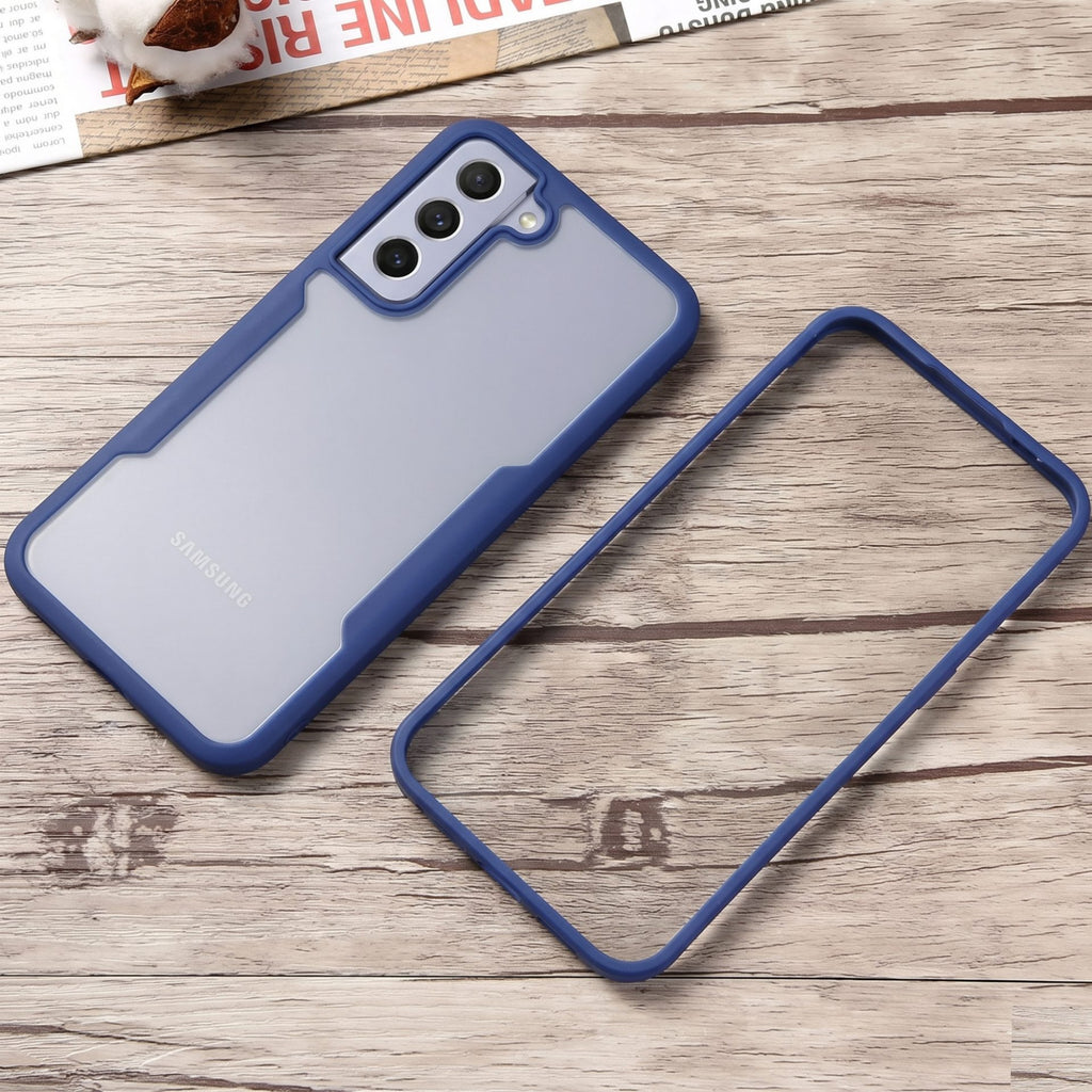 Husă Samsung Galaxy S21 FE, 360° ultra-rezistentă, albastru