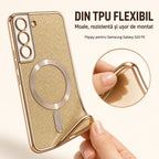 Husă Samsung Galaxy S21 FE, magnetică MagSafe, auriu