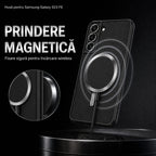 Husă Samsung Galaxy S21 FE, magnetică MagSafe, negru