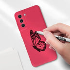 Husă Samsung Galaxy S21 FE, silicon, fuchsia