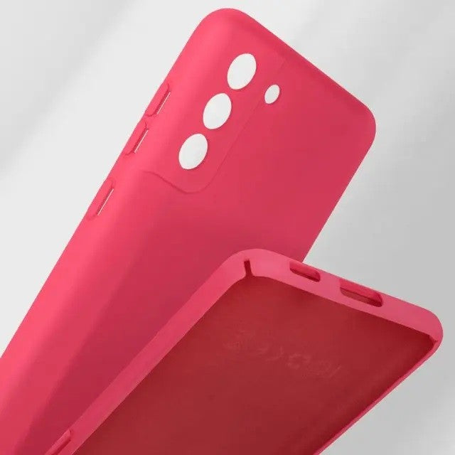 Husă Samsung Galaxy S21 FE, silicon, fuchsia