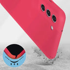 Husă Samsung Galaxy S21 FE, silicon, fuchsia