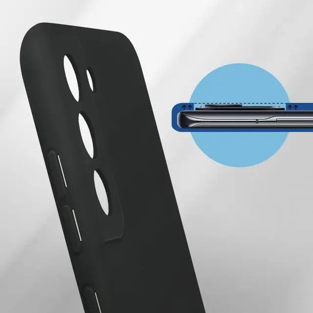 Husă Samsung Galaxy S21 FE, silicon, negru