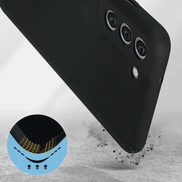 Husă Samsung Galaxy S21 FE, silicon, negru