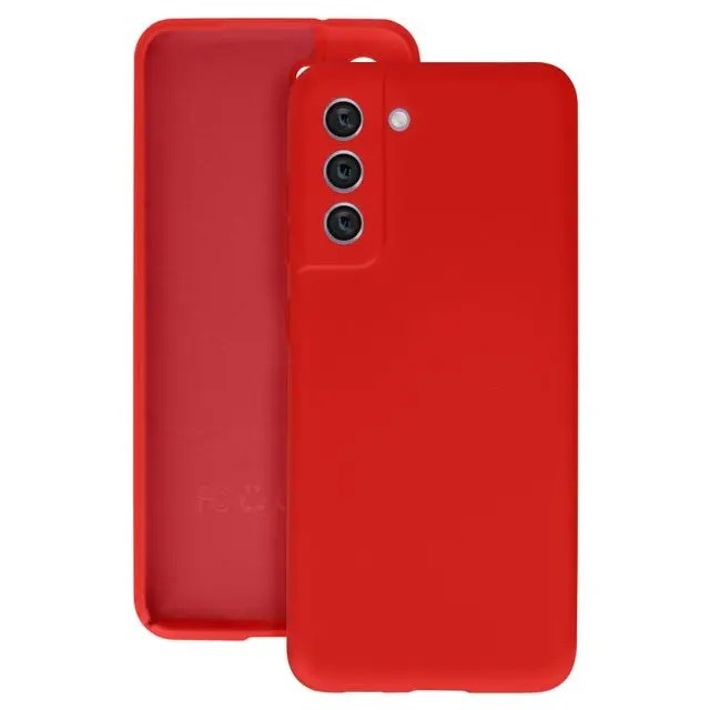 Husă Samsung Galaxy S21 FE, silicon, roșu
