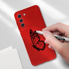 Husă Samsung Galaxy S21 FE, silicon, roșu