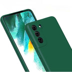 Husă Samsung Galaxy S21, silicon, verde