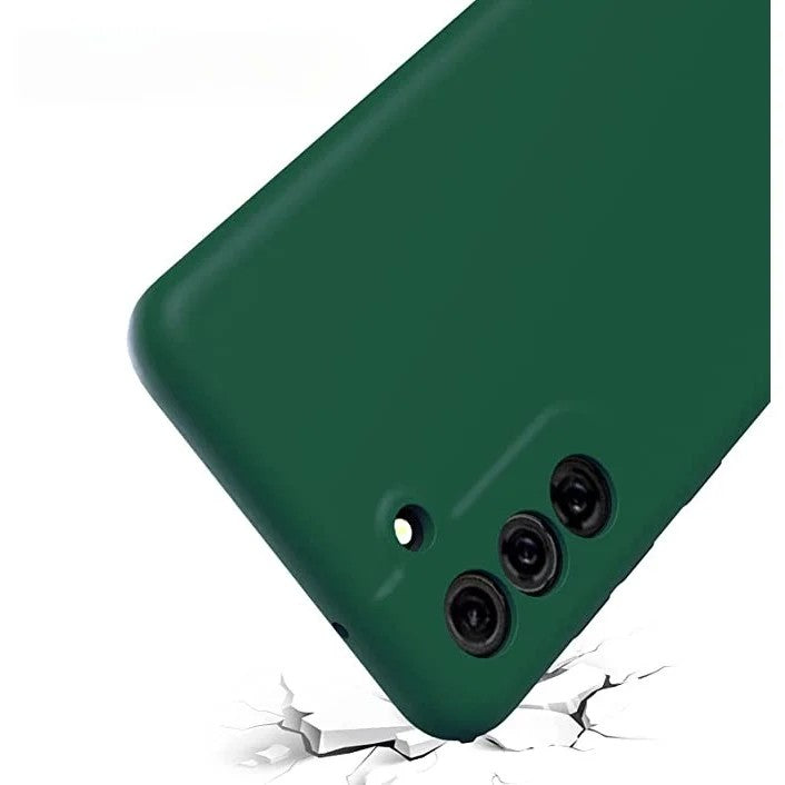 Husă Samsung Galaxy S21, silicon, verde