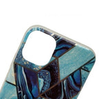 Husă Samsung Galaxy S21 Ultra, marmorată, albastru