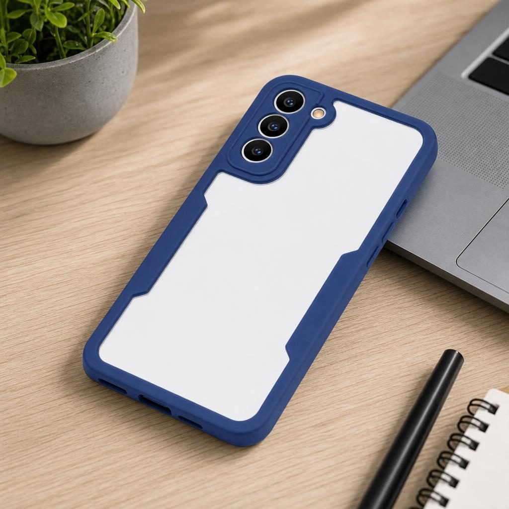 Husă Samsung Galaxy S22 Plus, 360° ultra-rezistentă, albastru