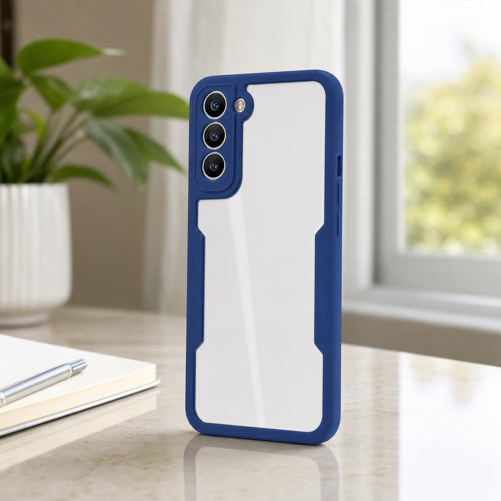 Husă Samsung Galaxy S22 Plus, 360° ultra-rezistentă, albastru