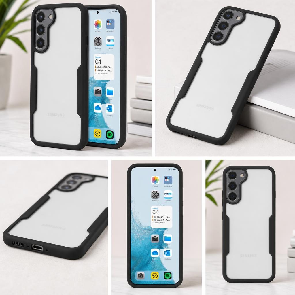 Husă Samsung Galaxy S22 Plus, 360° ultra-rezistentă, negru