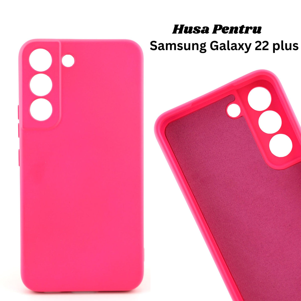 Husă Samsung Galaxy S22 Plus, silicon, roz