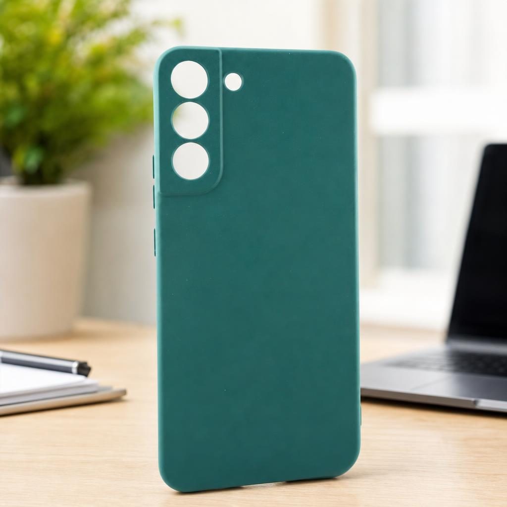 Husă Samsung Galaxy S22 Plus, silicon, verde închis