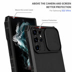Husă Samsung Galaxy S22 Plus, ultra-rezistentă cu suport, roz