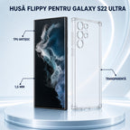Husă Samsung Galaxy S22 Ultra, antișoc, transparent