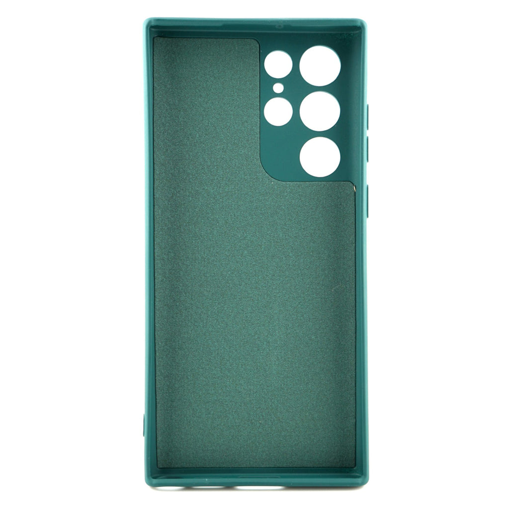 Husă Samsung Galaxy S22 Ultra, silicon, verde închis