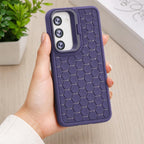 Husă Samsung Galaxy S23, antișoc, cu model 3D și inel la cameră, mov