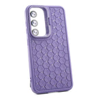 Husă Samsung Galaxy S23, antișoc, cu model 3D și inel la cameră, mov