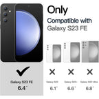 Husă Samsung Galaxy S23 FE, mată, negru