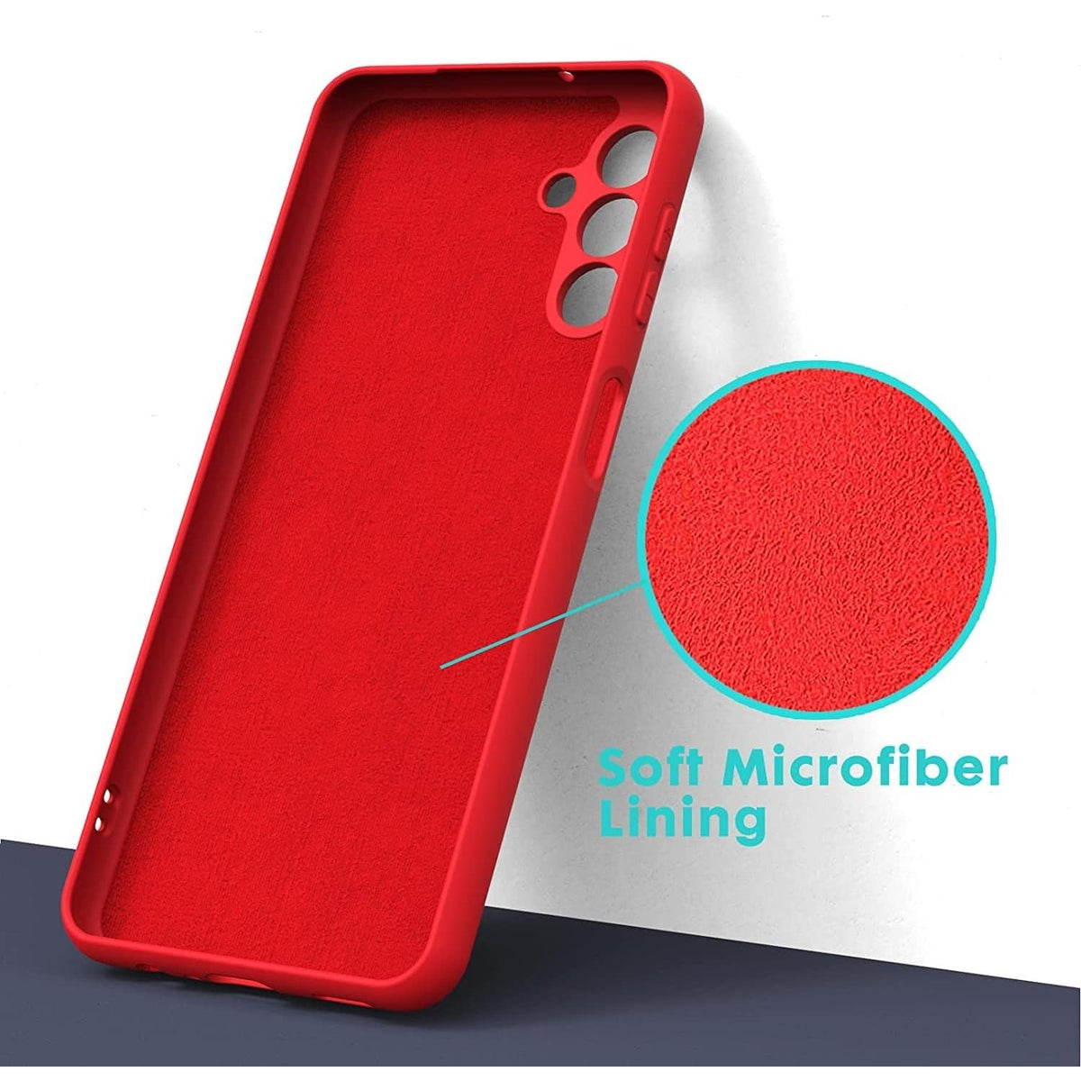 Husă Samsung Galaxy S23 FE, silicon, roșu