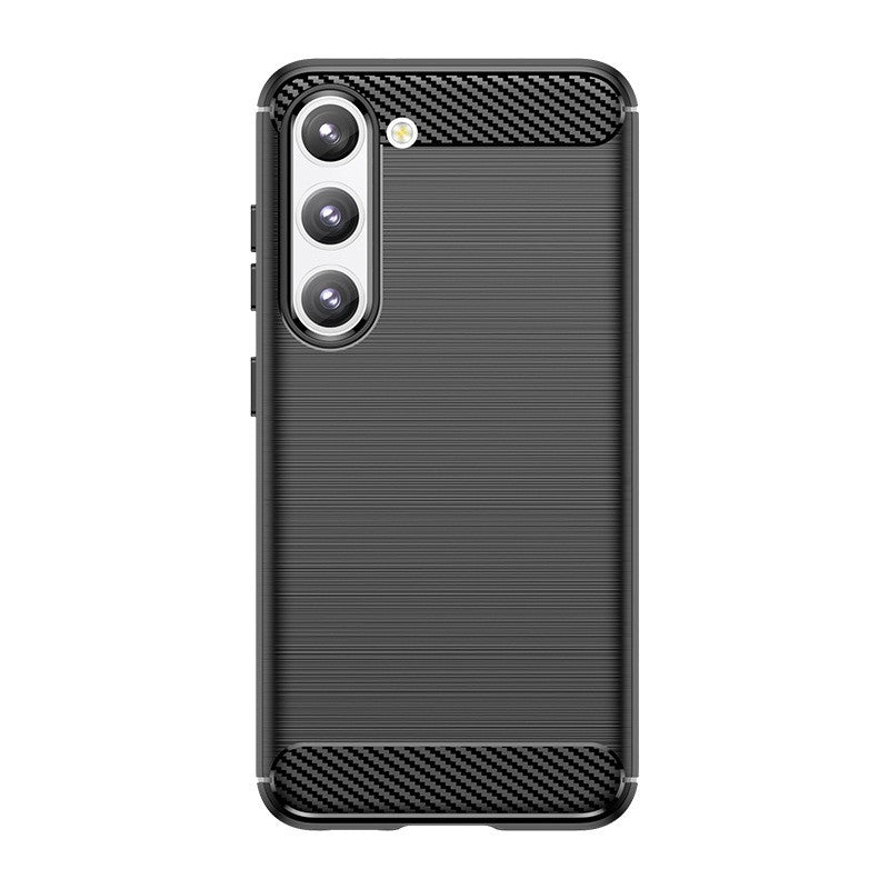 Husă Samsung Galaxy S23 Plus, antișoc, cu model carbon, negru închis