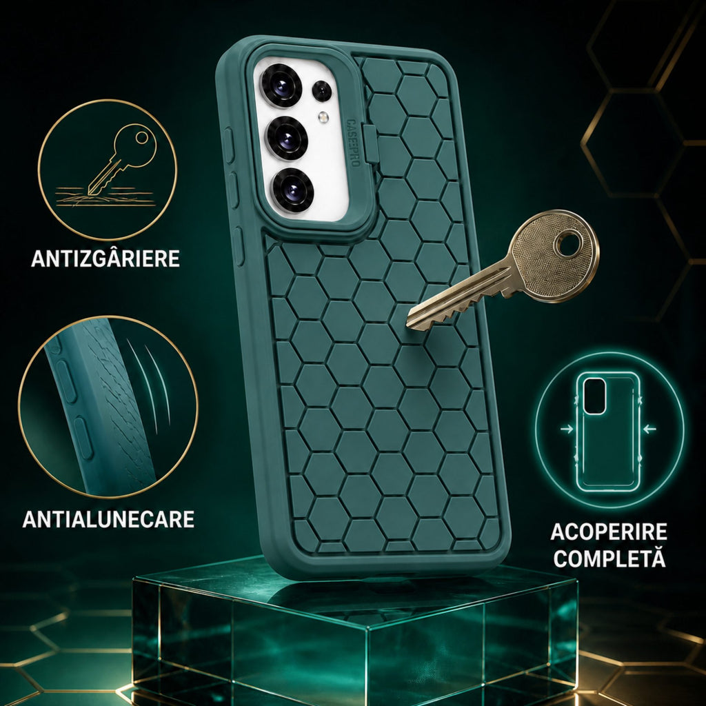 Husă Samsung Galaxy S23 Plus, antișoc, verde