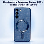 Husă Samsung Galaxy S23 Plus, magnetică MagSafe, albastru marin