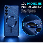 Husă Samsung Galaxy S23 Plus, magnetică MagSafe, albastru marin