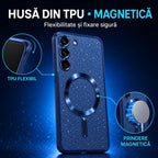 Husă Samsung Galaxy S23 Plus, magnetică MagSafe, albastru marin
