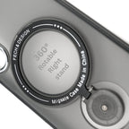 Husă Samsung Galaxy S23 Plus, magnetică MagSafe, mată, cu inel magnetic rotativ, negru