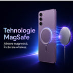 Husă Samsung Galaxy S23 Plus, magnetică MagSafe, mată, mov