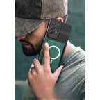 Husă Samsung Galaxy S23 Plus, tip armură, verde închis