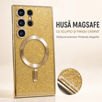 Husă Samsung Galaxy S23 Ultra, magnetică MagSafe, auriu