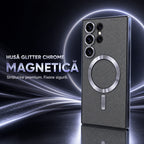 Husă Samsung Galaxy S23 Ultra, magnetică MagSafe, negru
