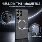 Husă Samsung Galaxy S23 Ultra, magnetică MagSafe, negru