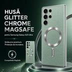 Husă Samsung Galaxy S23 Ultra, magnetică MagSafe, verde
