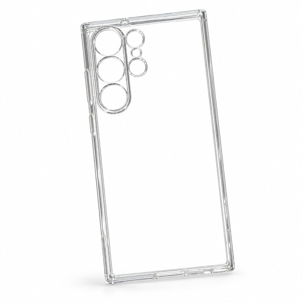 Husă Samsung Galaxy S23 Ultra, transparentă, din PC și TPU, transparent